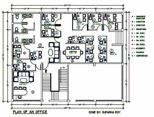 online training interior / architecture autocad designing sample